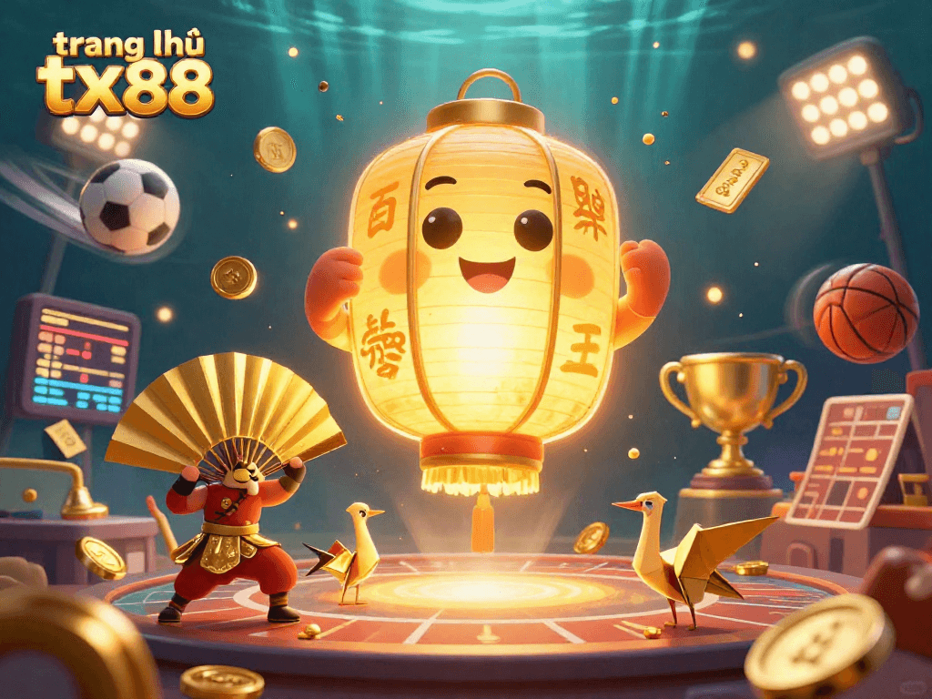 Engage with the dynamic scene of trang chủ tx88 showcasing diverse sports betting elements amidst captivating characters.