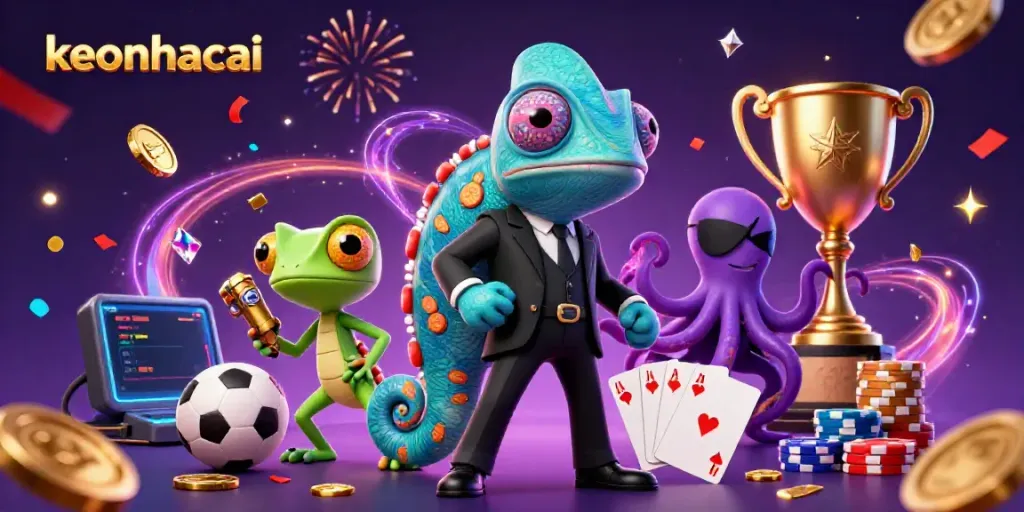 Experience thrilling sports betting with keonhacai featuring engaging characters and dynamic gaming elements.