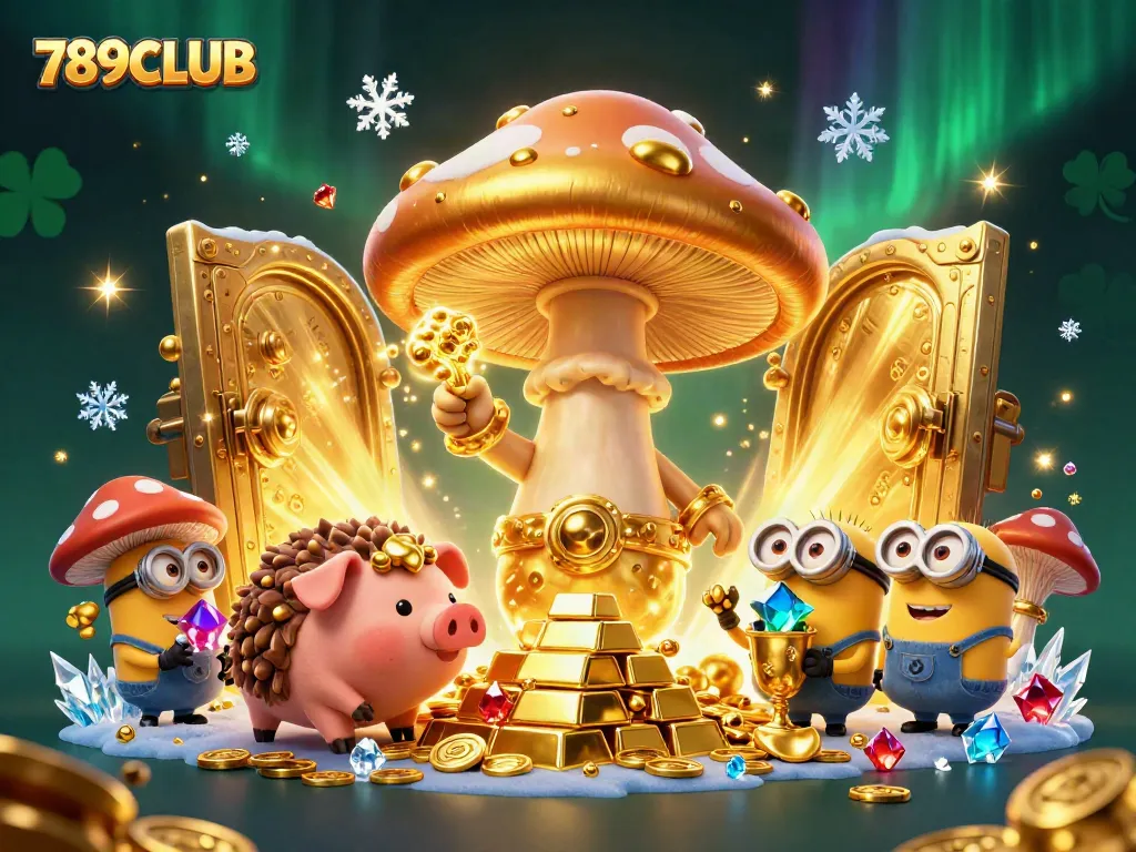 Experience the magic with 789CLUB as the wizard, truffle pig, and minions explore dynamic treasures.