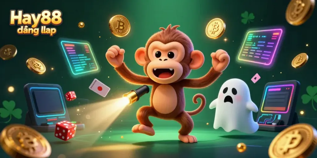 Experience thrilling gameplay with Hay88 đăng nhập as characters navigate a haunted casino.