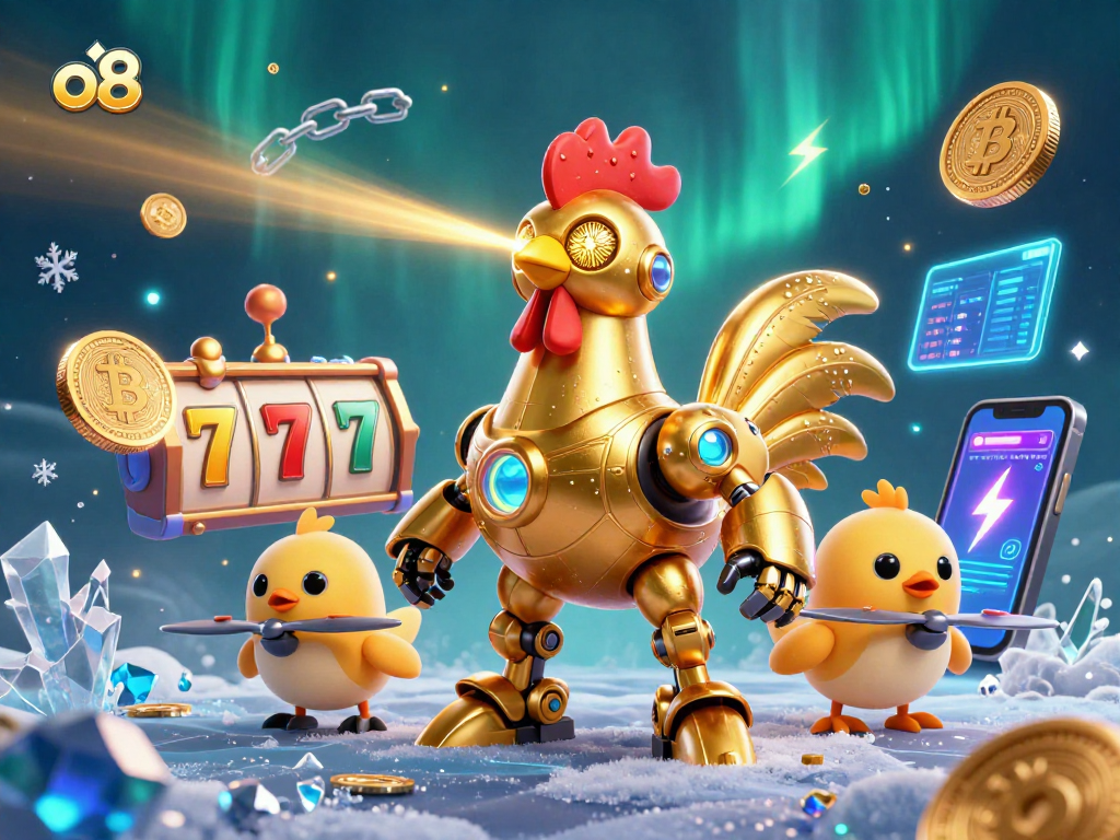 Play casino games at o8 with dynamic slot elements and futuristic characters.