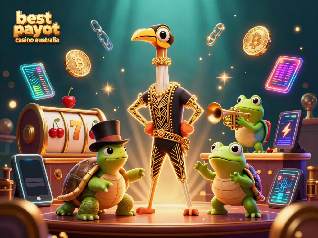 Experience the thrill at the best payout casino australia with lively characters and slot elements.