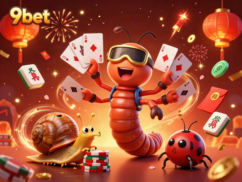 Experience the thrilling gaming atmosphere at 9bet with engaging 3D characters and vibrant elements