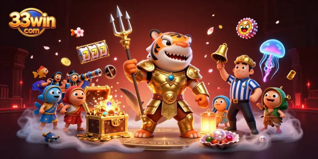 Engage in thrilling underwater adventures with 33win com while enjoying slot games and treasure throughout!