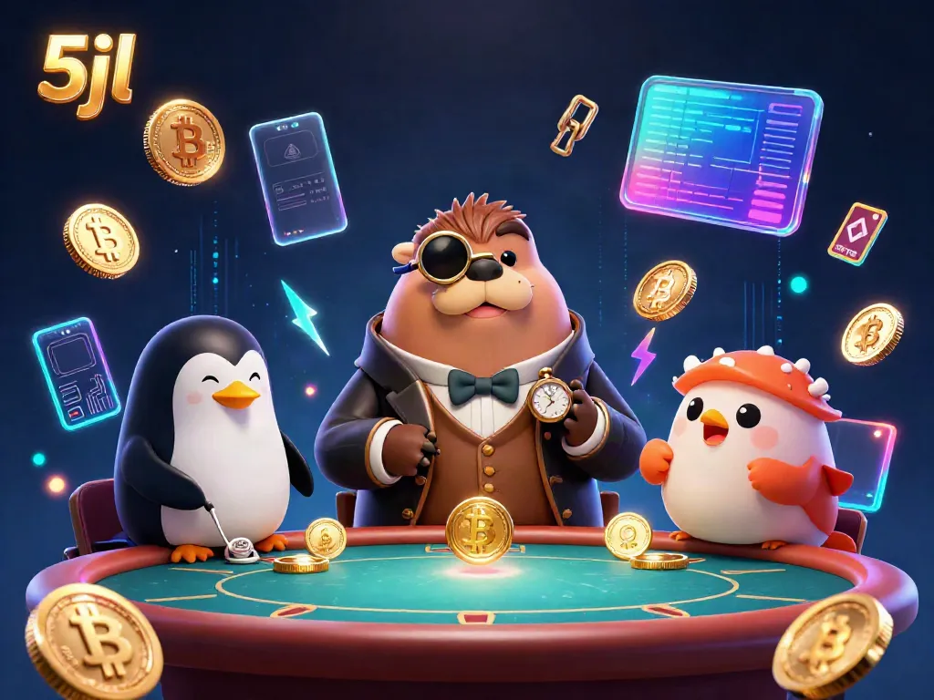 Experience thrilling moments with 5jl's underwater poker scene featuring unique characters and engaging gameplay.